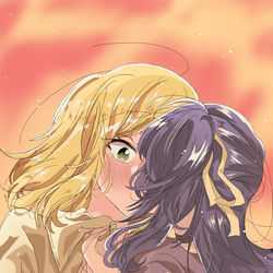This is a pixiv picture whose title is How it should've ended 💛💙.