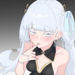 This is a pixiv picture whose title is wuthering waves.