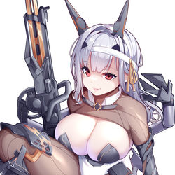 This is a pixiv picture whose title is Modernia bunnysuit..
