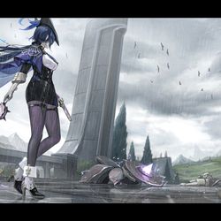 This is a pixiv picture whose title is クロリンデ.