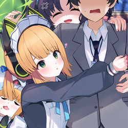 This is a pixiv picture whose title is ご主人様なんでもご命令してください♡.