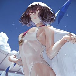 This is a pixiv picture whose title is 蒼天.