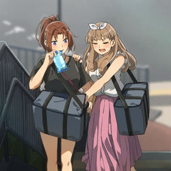 This is a pixiv picture whose title is つまみ食い.