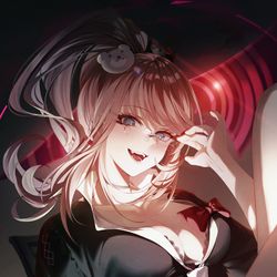 This is a pixiv picture whose title is 江ノ島盾子.