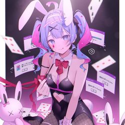 This is a pixiv picture whose title is ラビットホール.
