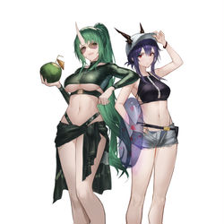 This is a pixiv picture whose title is 👹🐉.