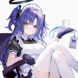This is a pixiv picture whose title is メイド服 早瀬ユウカ.
