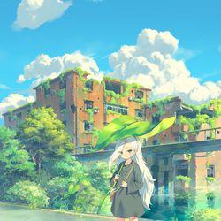 This is a pixiv picture whose title is 珊.
