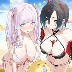 This is a pixiv picture whose title is ☀️🏖🌊.