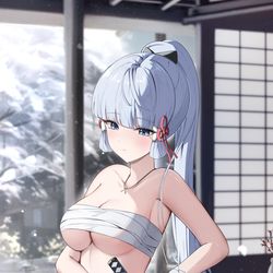 This is a pixiv picture whose title is Ayaka.