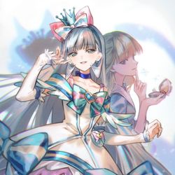 This is a pixiv picture whose title is 気高くかわいく.