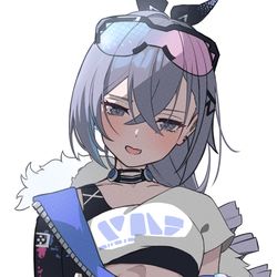 This is a pixiv picture whose title is 銀狼.