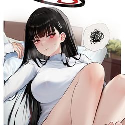 This is a pixiv picture whose title is Rio in Bed.