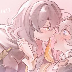 This is a pixiv picture whose title is 要被吃了.