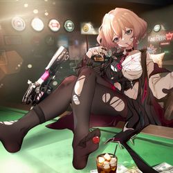 This is a pixiv picture whose title is 灯-不法交易.