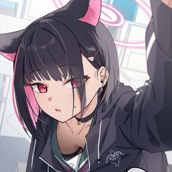 This is a pixiv picture whose title is 「先生、元気ないけど大丈夫？熱とかあったり…」.