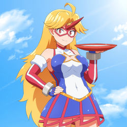 This is a pixiv picture whose title is 仮面勇儀.