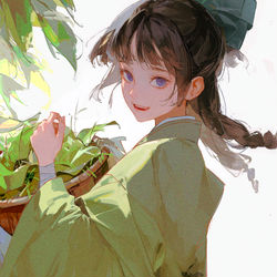 This is a pixiv picture whose title is 猫猫.