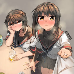 This is a pixiv picture whose title is 「いかないで」.