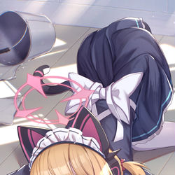 This is a pixiv picture whose title is 🧹.