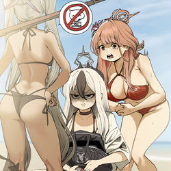This is a pixiv picture whose title is 카요코는 참지 않아.