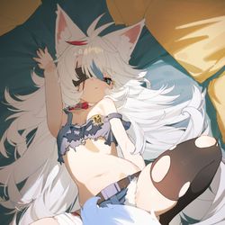 This is a pixiv picture whose title is 呵呜阿花.
