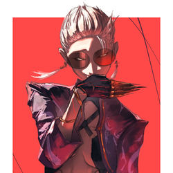 This is a pixiv picture whose title is A.K.I..