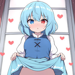 This is a pixiv picture whose title is たくし上げ小傘ちゃん.