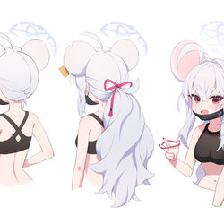 This is a pixiv picture whose title is ポニーテール サヤ(めがね).