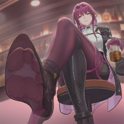 This is a pixiv picture whose title is The secret inside Kafka's boots..