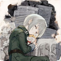 This is a pixiv picture whose title is TS衛生兵さんの戦場日記3.