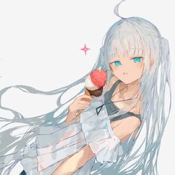 This is a pixiv picture whose title is 🍨.