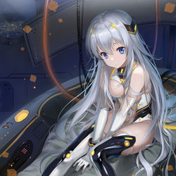 This is a pixiv picture whose title is 碧.