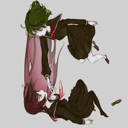 This is a pixiv picture whose title is 死よりうるわし.