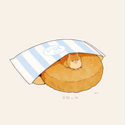 This is a pixiv picture whose title is 台風コロッケ.
