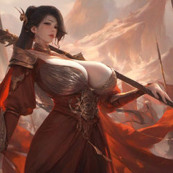 This is a pixiv picture whose title is 巾 帼 不 让 须 眉.