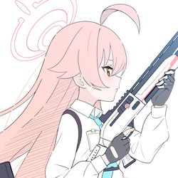 This is a pixiv picture whose title is ホシノ先輩は、たまにすごくかっこいい.