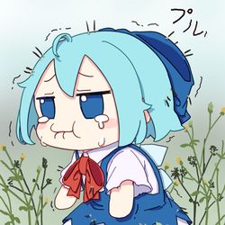 This is a pixiv picture whose title is ひっつき虫.