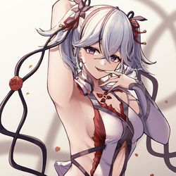 This is a pixiv picture whose title is ツバキ.