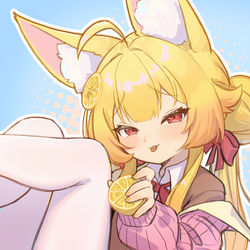 This is a pixiv picture whose title is 柠檬静静静静.