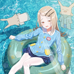 This is a pixiv picture whose title is アイドルと一緒に水遊び！広.