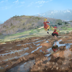 This is a pixiv picture whose title is 田植え前.