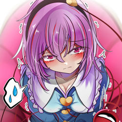 This is a pixiv picture whose title is トイレに行きたくなったさとり様.