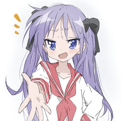This is a pixiv picture whose title is 久しぶりにかがみんを描く.