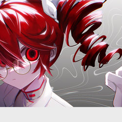 This is a pixiv picture whose title is イガク/重音テト(Synthesizer V) cover.