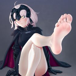 This is a pixiv picture whose title is ジャンヌ・ダルク〔オルタ〕 (Jeanne d'Arc Alte.