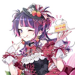 This is a pixiv picture whose title is 食べちゃった 💜.