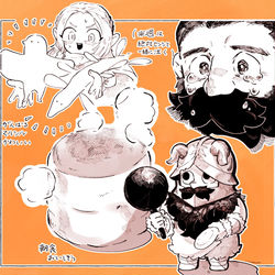 This is a pixiv picture whose title is 🥞.