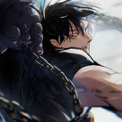 This is a pixiv picture whose title is ラリアット甚爾くん.
