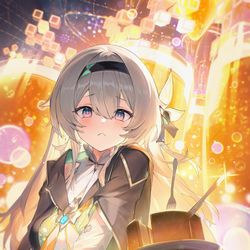 This is a pixiv picture whose title is Firefly and Oak Cake roll.